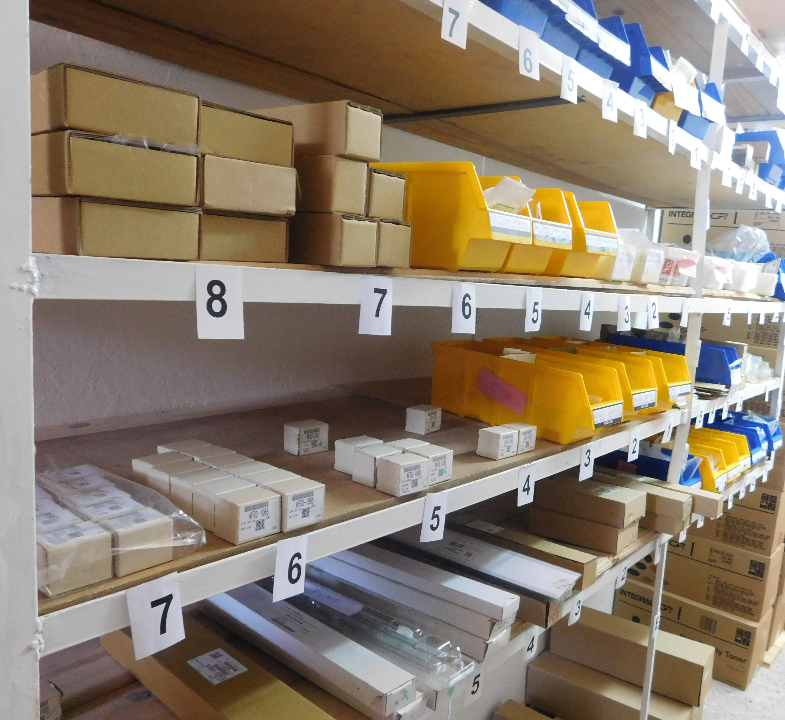 Stock de repuesto con los que contamos